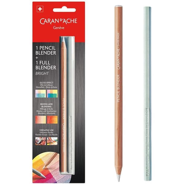 Färgpennblender - Caran d'Ache - Set om 2 - Blanda färger - Intensifiera färger - Grå