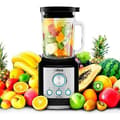 Miniatyrbild 1 av 4: Ufesa BS4950B Opal Black Ultra kraftfull mixer 2100 W, 1,8 L glasbehållare, elektronisk hastighetskontroll, program