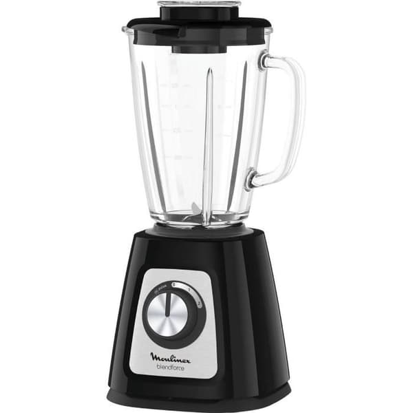 MOULINEX LM430810 Blender Blendforce - Glas - Svart