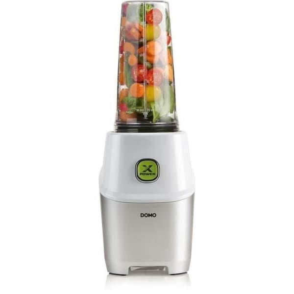 Xpower Blender - DOMO - DO700BL - 1000 W - 3 flaskor - 10 stycken - Grå