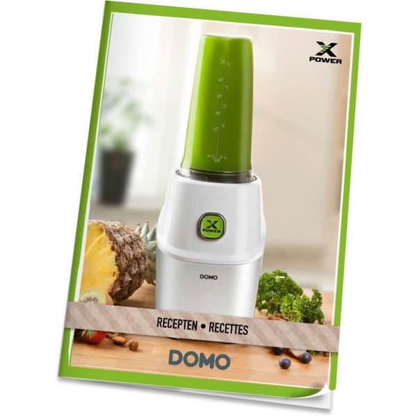 Xpower Blender - DOMO - DO700BL - 1000 W - 3 flaskor - 10 stycken - Grå
