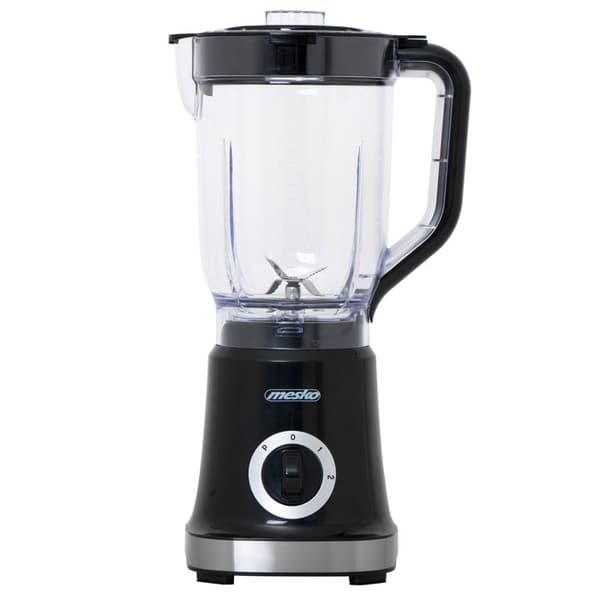 Blender 1,8 liter utan BPA, mixer med maximal effekt 1000W, 2 hastigheter + puls Mesko MS 4079 1000W svart/silver 39617
