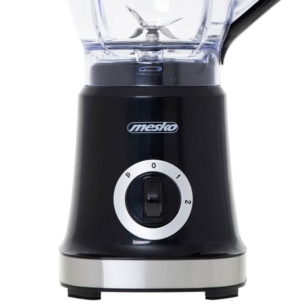 Blender 1,8 liter utan BPA, mixer med maximal effekt 1000W, 2 hastigheter + puls Mesko MS 4079 1000W svart/silver 39617