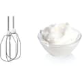 Miniatyrbild 3 av 6: Batteur BOSCH CleverMixx MFQ3030 - 350 W - 4 hastigheter - Pulsfunktion - 2 krokar + 2 vispar i rostfritt stål - Vit
