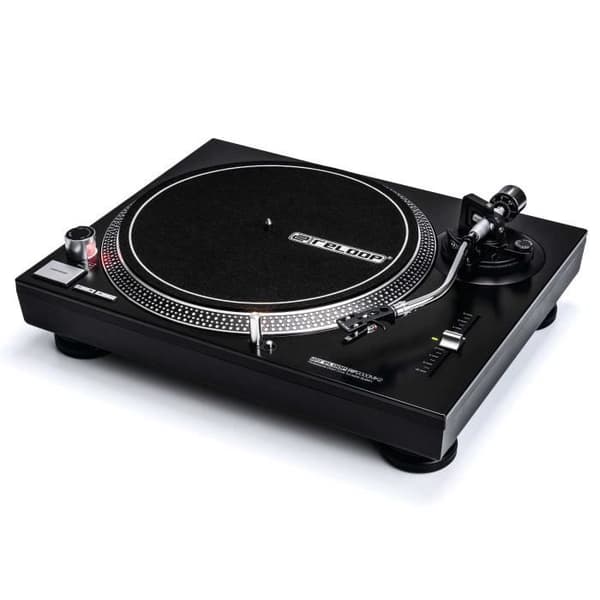 Reloop RP-2000 MK2, Direktdriven DJ skivspelare, 33 1-3,45, -8 - 8%, 0,15%, 50 dB, 1 kilogram per centimeter