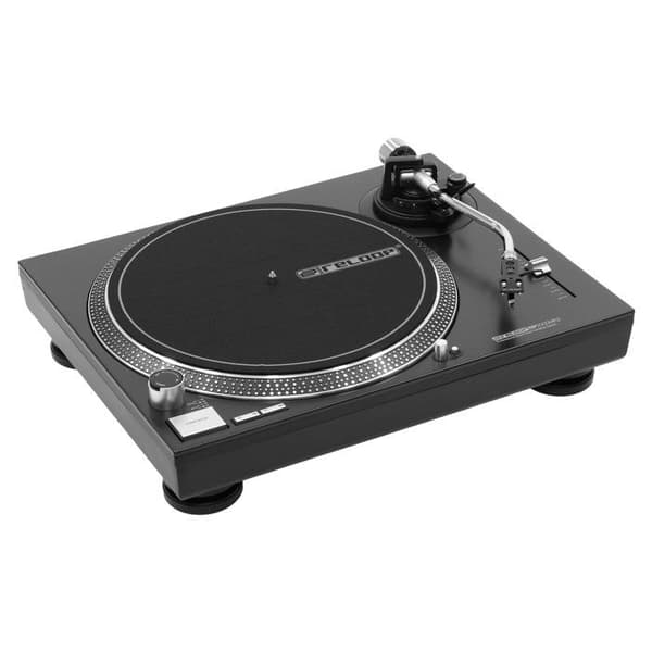 Reloop RP-2000 MK2, Direktdriven DJ skivspelare, 33 1-3,45, -8 - 8%, 0,15%, 50 dB, 1 kilogram per centimeter Svart