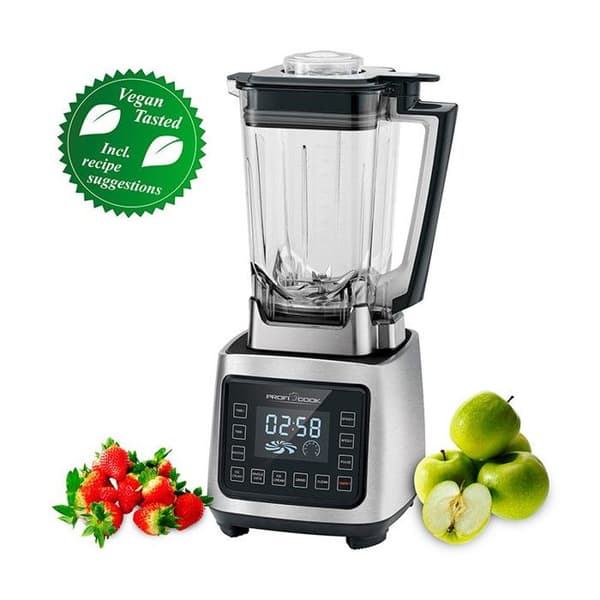 Mixerskål - PROFICOOK - PC-UM 1127 - 2000 Watt - 2 L - Svart, Rostfritt stål