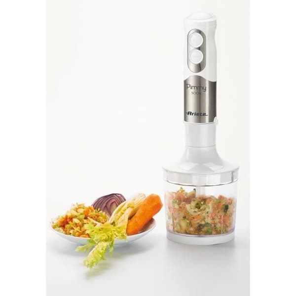 ARIETE 886 3 i 1 stavmixer - 500W - Trippelblad - Vit och metall