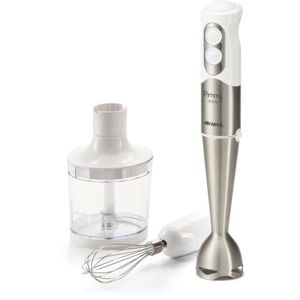 ARIETE 886 3 i 1 stavmixer - 500W - Trippelblad - Vit och metall