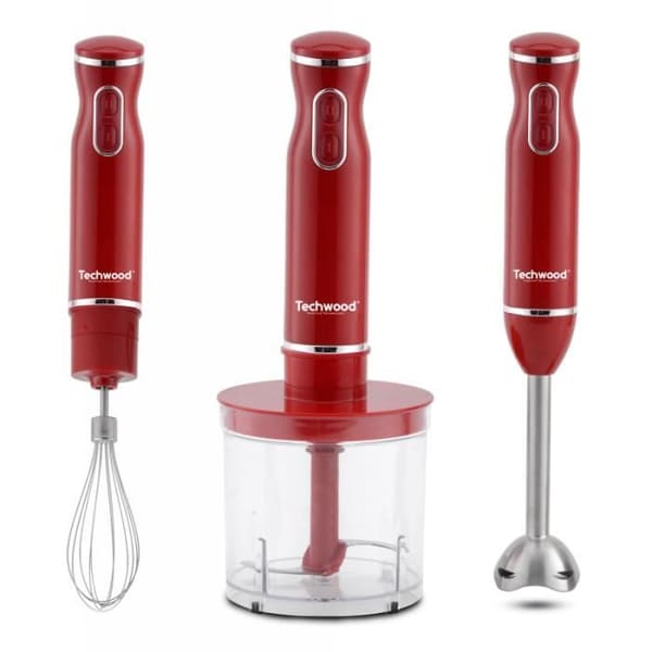 Röd 3-i-1 mixer