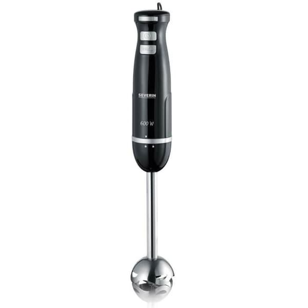 SEVERIN SM3792 stavmixer - Svart - 600W - Justerbar hastighet - Avtagbar fot i rostfritt stål - 2 års garanti