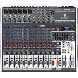 Mixerskonsol och Interface BEHRINGER X1832USB - 6 mikkanaler - 3 bands EQ - Effektprocessor