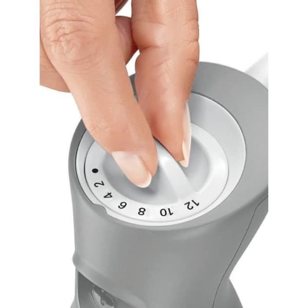 Stavmixer - BOSCH - MSM66155 - Vit / grå - Effekt: 600 Watt - Kraftfull mixer: 11200 rpm