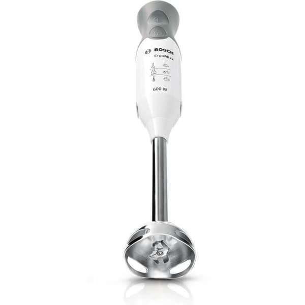 Stavmixer - BOSCH - MSM66155 - Vit / grå - Effekt: 600 Watt - Kraftfull mixer: 11200 rpm
