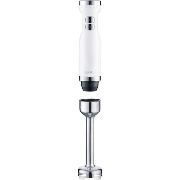Graef HB501EU 800 W stavmixer med visp och turbofunktion - Vit