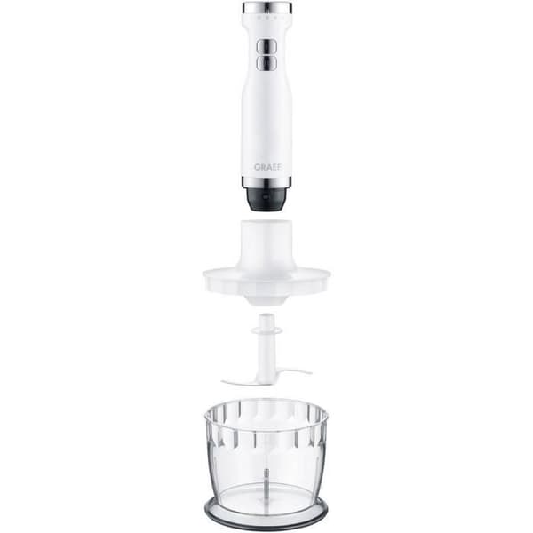 Graef HB501EU 800 W stavmixer med visp och turbofunktion - Vit
