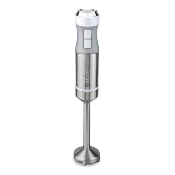Ufesa BP4582Vario 1000 Max – stavmixer, 1000W effekt, 20 hastigheter + TURBO, kropp och blad i rostfritt stål, design