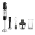 Miniatyrbild 1 av 5: MOULINEX 4in1 Quickchef Immersion Mixer, 10 hastigheter, minihackare, visp, potatisstötare, 800 ml kopp, 1000W, svart/rostfritt stål DD65H810