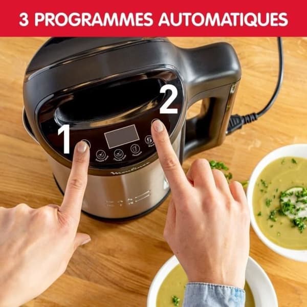 MOULINEX LM542810 My Daily Soup Heating Blender Blendersoppor, Smoothies, 1,2 L