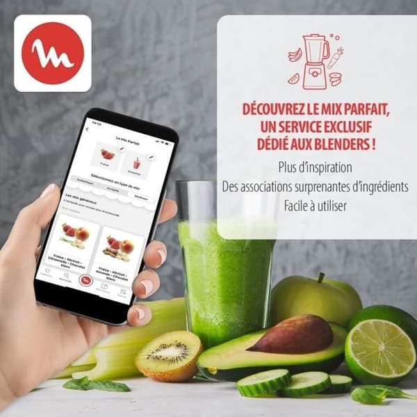 MOULINEX LM542810 My Daily Soup Heating Blender Blendersoppor, Smoothies, 1,2 L