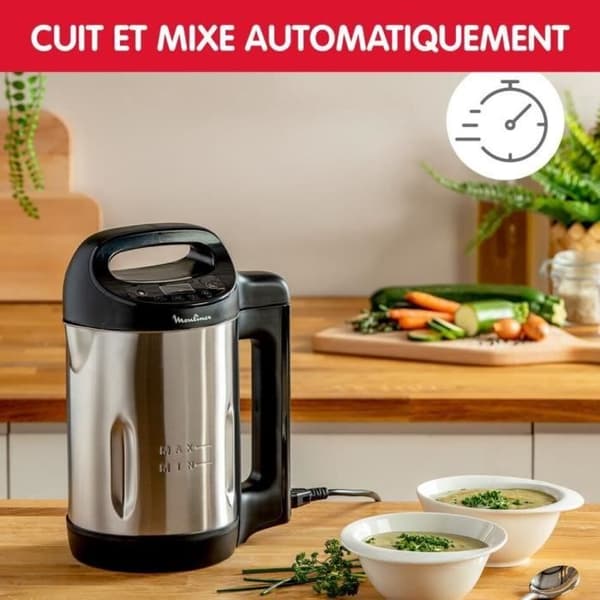 MOULINEX LM542810 My Daily Soup Heating Blender Blendersoppor, Smoothies, 1,2 L