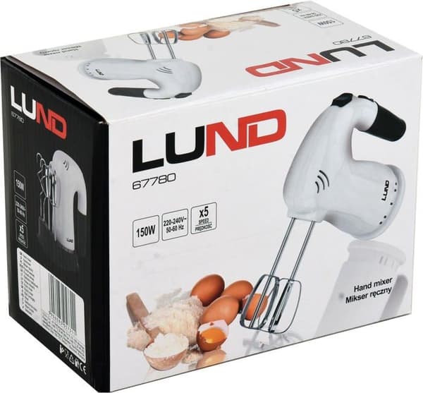 Elvisp - elektrisk visp Lund - 67780 - Handmixerd MIKSER RECZNY 150-200W T