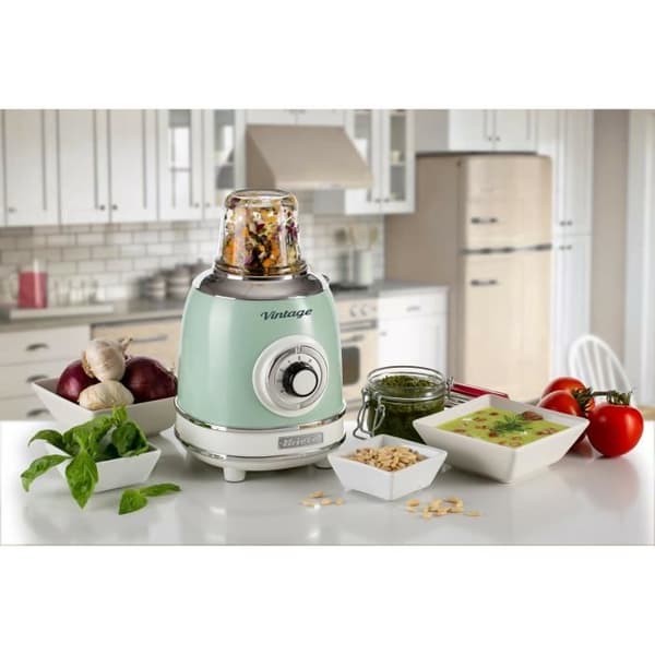 VINTAGE GLAS BLENDER 1000 WATT 583 ARIETE GREEN