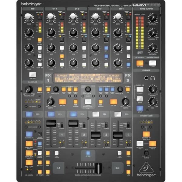 Behringer DDM4000, 5 kanaler, 320 mm, 392 mm, 110 mm, 5,6 kg
