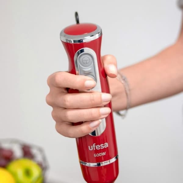 Dykblender - Ufesa - BP3443 - 600W - Avtagbart stativ - Högeffektiva knivar