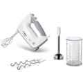 Miniatyrbild 1 av 5: BOSCH MFQ36470 ERGOMIXX handmixer - 450W, 5 hastigheter + puls, rostfritt stål blandarfot tillbehör
