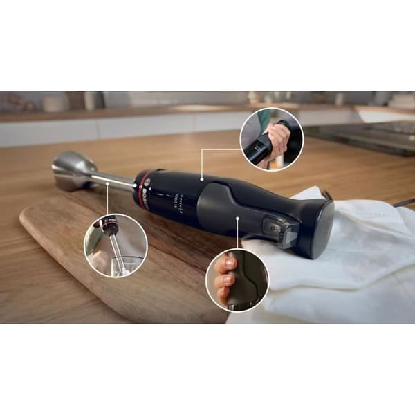 Stavmixer - BOSCH - MSM4B621 - 1000 W - 4 vassa blad - Mixerskål - Minihackare - Visp - Keramiskt redskap
