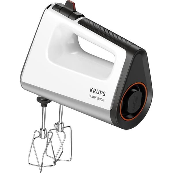 Batteur Krups GN 9101 3 Mix 9000 - Turbo Boost - Vit/Silver