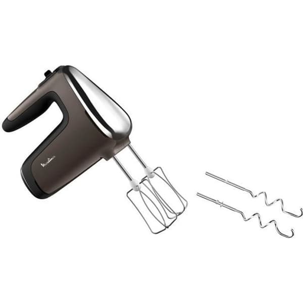 MOULINEX Handmixer, Powermix Silence, 600 W, Tyst teknik, Ergonomiskt handtag HM653910