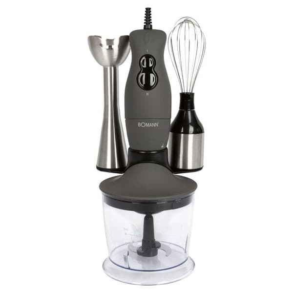 Mixerstav 3 i 1 - BOMANN - SMS6055CB - Rostfritt stål - 2 hastighetsnivåer - 400W