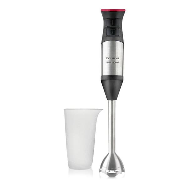 Taurus Bapi 1200 Inox doppmixer 600W, 20 hastigheter + Turbo, måttbägare, antistänksystem