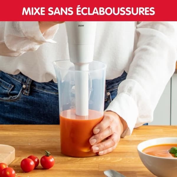 MOULINEX Turbomix Ställblandare 350W Anti-stänk DD12A110
