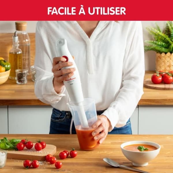 MOULINEX Turbomix Ställblandare 350W Anti-stänk DD12A110