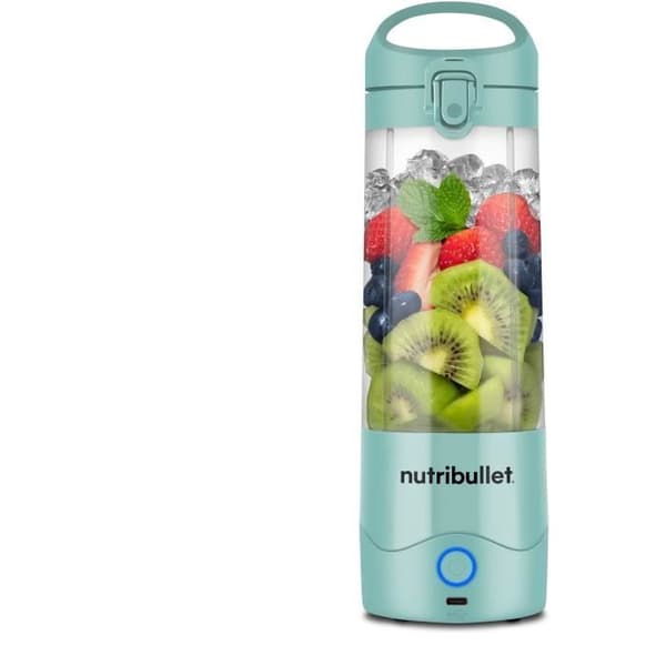 Blender bärbar - NUTRIBULLET - NBP003LBL - 70W - 0.475L - Ljusblå - 1 gourd inkluderad