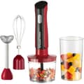 Miniatyrbild 1 av 6: Mixerstav 3 i 1: mixer/hackare/visp - RUSSEL HOBBS - Desire Red - 500 W - 2 hastigheter + Pulse - Röd