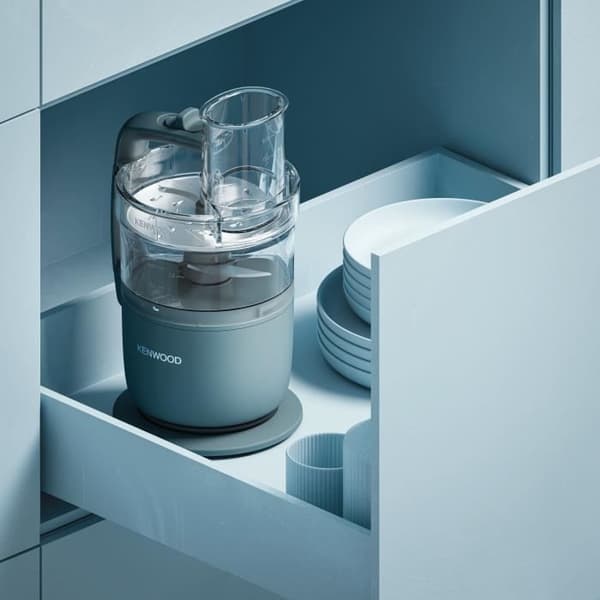 KENWOOD FDP22.000GY multifunktionell robot - 1 hastighet + puls - 650W - 1.3L skål + tillbehör