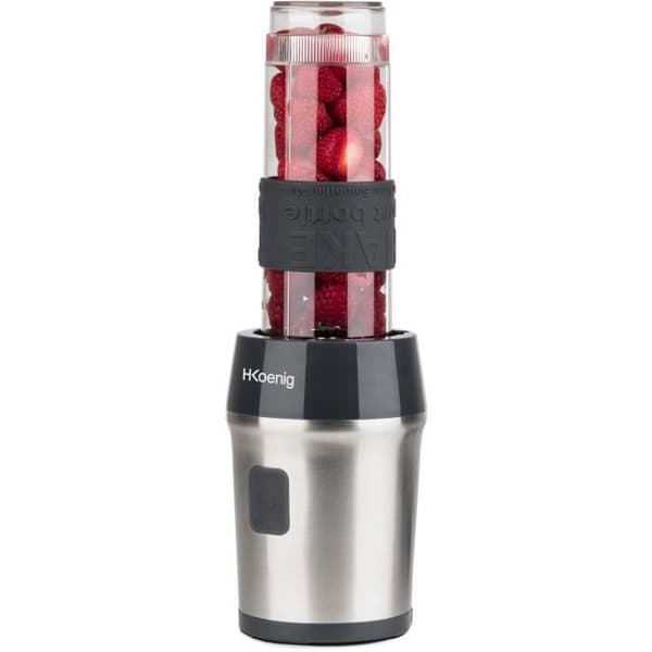 Minimixer - H.KoeNIG - SMOO9 - 300 W - 570 ml - Svart - 2 flaskor ingår - BPA-fri