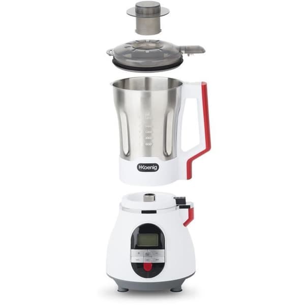 Varmeblender - H.Koenig - MXC36 - 900 W - 1,4 L - Rustfrit stål - 3 hastigheder + puls