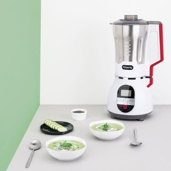 Varmeblender - H.Koenig - MXC36 - 900 W - 1,4 L - Rustfrit stål - 3 hastigheder + puls