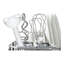 Pikkukuva 4 / 6: Bosch-sekoitin - MFQ36440 - 450 W - 5 nopeutta - 2 vispilää / 2 ruostumattomasta teräksestä valmistettua taikinakoukkua - Vaaka kannella - Valkoinen/h
