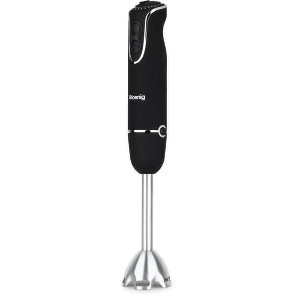 3-i-1 stavmixer - H.Koenig - MIX75 - 850 W - 5 hastigheter + Turbo - Kniv i rostfritt stål - Tillbehör ingår