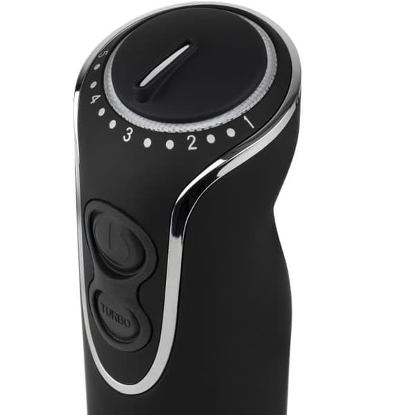 3-i-1 stavmixer - H.Koenig - MIX75 - 850 W - 5 hastigheter + Turbo - Kniv i rostfritt stål - Tillbehör ingår
