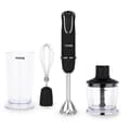 Miniatyrbild 1 av 6: 3-i-1 stavmixer - H.Koenig - MIX75 - 850 W - 5 hastigheter + Turbo - Kniv i rostfritt stål - Tillbehör ingår