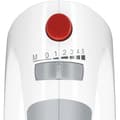 Pikkukuva 3 / 6: BOSCH CleverMixx MFQ3530 yleiskone - 450 W - 5 nopeutta - 2 vispilää / 2 ruostumattomasta teräksestä valmistettua taikinakoukkua - Valkoinen / Harmaa