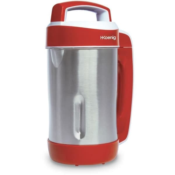 Varmeblender - H.Koenig - MXC18 - 850 W - 1,1 L - Rustfrit stål - 2 tilberedningsprogrammer - rød