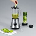 Miniatyrbild 2 av 6: 2-i-1-mixer - SEVERIN - SM3737 - 2-i-1 multimixer och smoothiemixer - 500W - 1 l glasskål - 1 x 600 ml flaska ingår